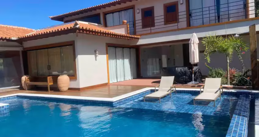 Casa com 308 metros², 3 quartos, piscina e churrasqueira em ilha bela - sp