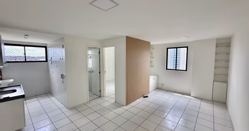 Apartamento 1 quarto, 1 vaga — edifício luar de casa forte — casa amarela, recife/pe — r$ 300.000