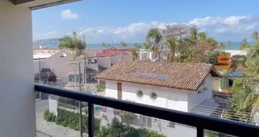Apartamento vista mar - 3d - 1 suite (+ quarto empregada) - 2 v (aceita veículo)