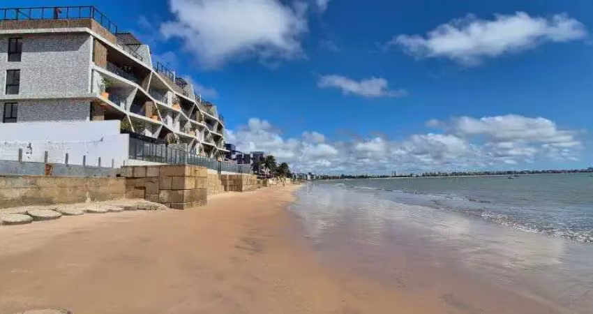 Excelente apartamento frente mar com 02 quartos (pé na areia)