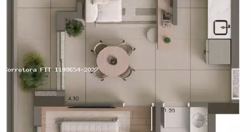 Apartamento para venda em osasco, vila osasco, 1 dormitório, 1 banheiro, 1 vaga