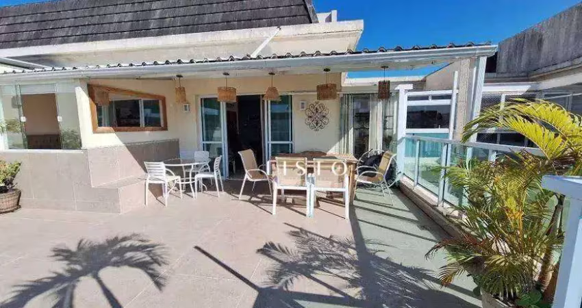 Cobertura com 3 dormitórios à venda, 203 m² por r$ 2.450.000,00 - barra da tijuca - rio de janeiro/rj
