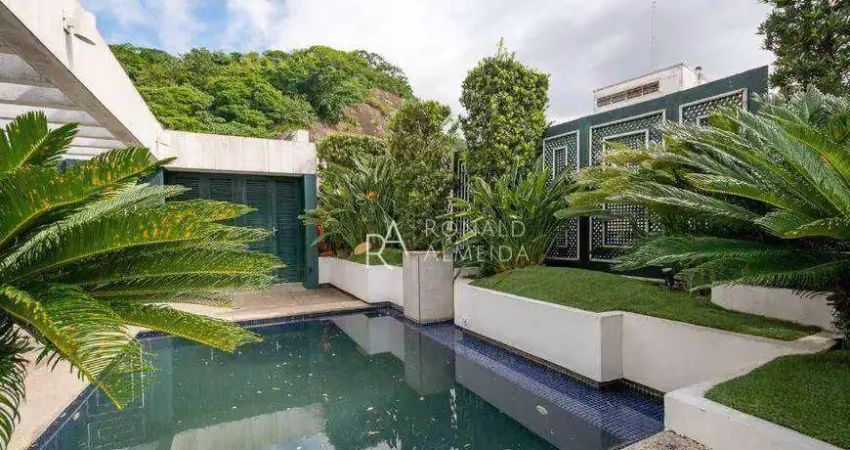 Cobertura com 4 dormitórios à venda, 483 m² por r$ 9.890.000,00 - leblon - rio de janeiro/rj