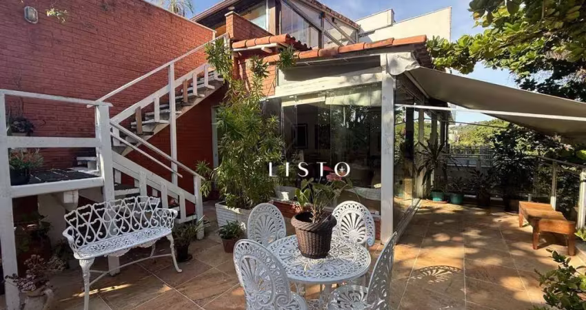 Cobertura com cara de casa- piscina, área gourmet -  3 dormitórios à venda, 337 m² por r$ 2.400.000 - barra da tijuca - rio de janeiro/rj