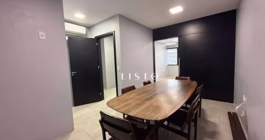 Sala reformada à venda, 46 m² por r$ 280.000 - barra da tijuca - rio de janeiro/rj