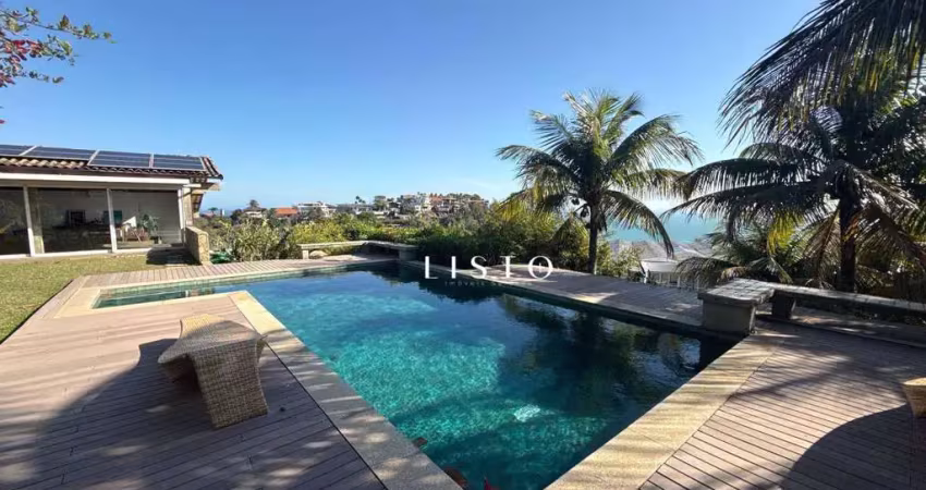 Casa vista mar com 4 dormitórios à venda, 667 m² por r$ 7.950.000 - joá - rio de janeiro/rj