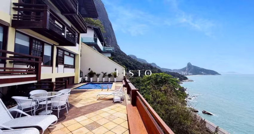 Casa no joá com vista panorâmica para o mar e pedra da gávea  4 quartos à venda, 522 m² por r$ 11.290.000