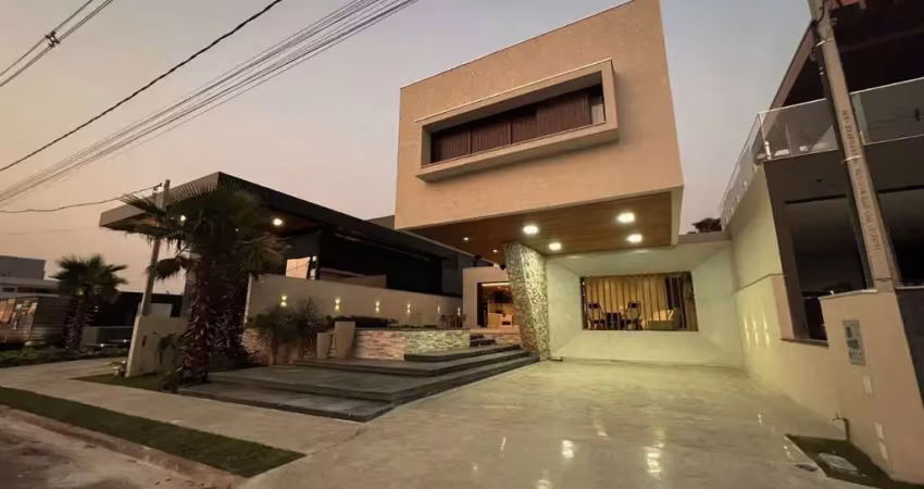 Casa estilo sobrado, alto padrão, localizada no condomínio porto rico resort residence - porto rico/pr