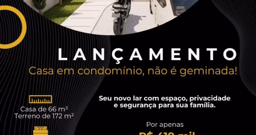 Lindas casas em condomínio não são casas germinadas são casas separadas no mesmo terreno!