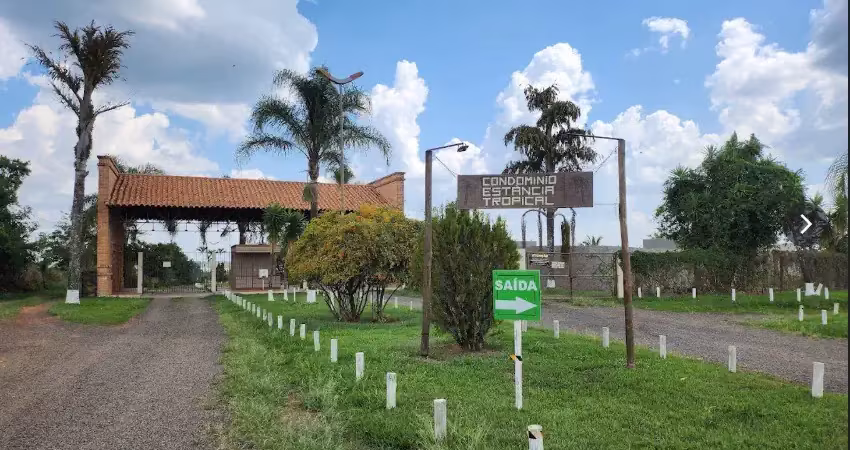 Terreno de chácara - condominio estancia tropical - cristais paulista 
