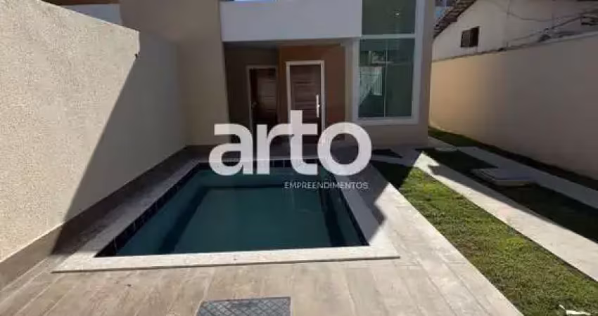 Casa para venda em rio das ostras, village rio das ostras, 3 dormitórios, 1 suíte, 2 banheiros, 2 vagas