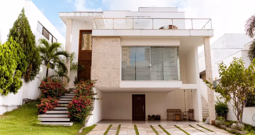Casa 5 suítes, 500m², condomínio exclusivo em natal — alto padrão com piscina e área gourmet
