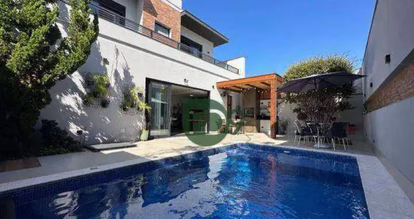 Casa com 3 dormitórios, 348 m² - venda por r$ 2.200.000,00 ou aluguel por r$ 20.810,00/mês - condomínio terras do imperador - americana/sp