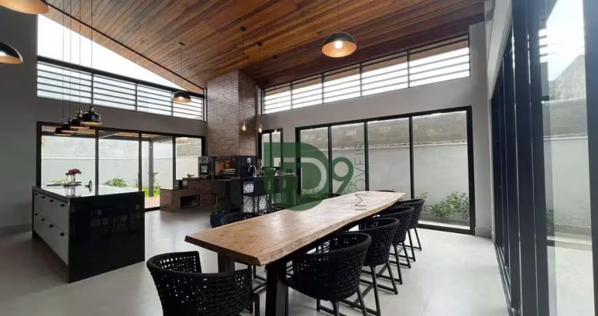 Casa com 3 dormitórios à venda, 229 m² por r$ 2.000.000,00 - fazenda santa lúcia - americana/sp