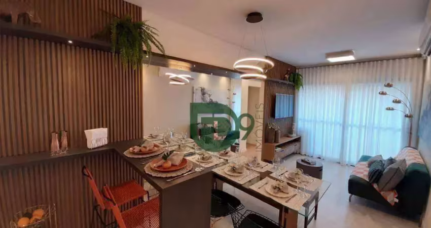 Apartamento com 3 dormitórios à venda, 73 m² por r$ 495.000,00 - jardim são domingos - americana/sp