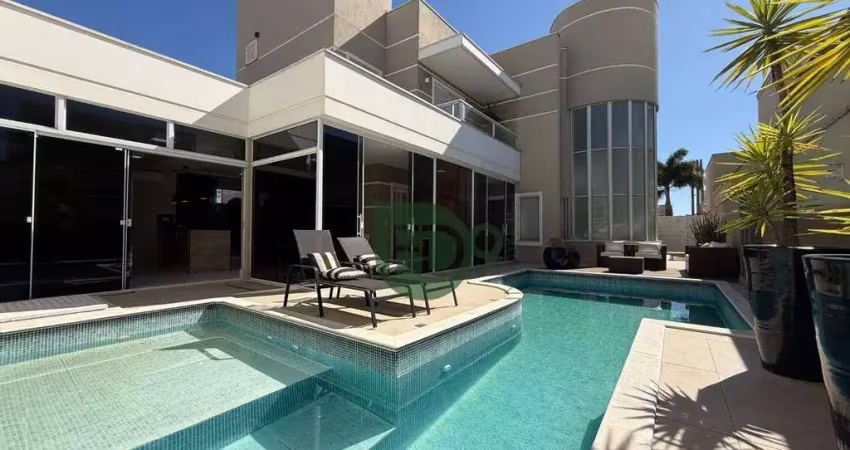 Casa com 3 dormitórios para alugar, 230 m² por r$ 13.000/mês - loteamento residencial jardim villagio - americana/sp