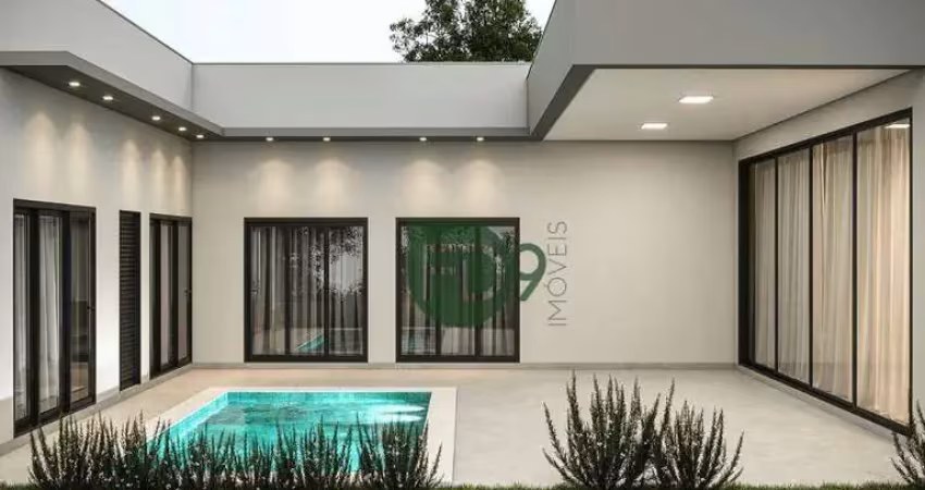 Casa com 3 dormitórios - condomínio solar das esmeraldas - nova odessa/sp.
