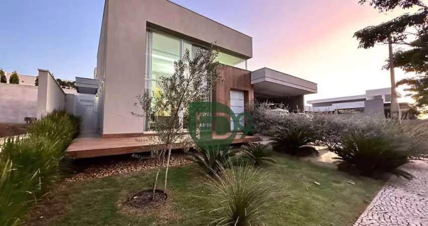 Casa com 3 dormitórios à venda, 270 m² por r$ 2.590.000,00 - loteamento residencial jardim villagio - americana/sp