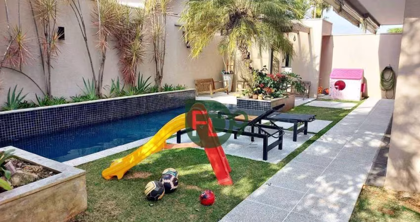 Casa com 3 dormitórios -  condomínio terras do imperador - americana/sp.