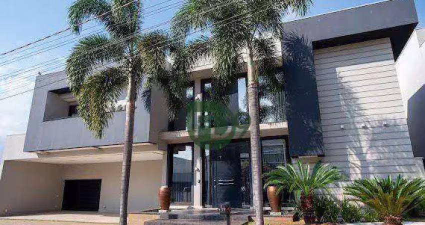 Casa com 5 dormitórios à venda, 625 m² por r$ 7.500.000,00 - condomínio residencial jardim tripoli - americana/sp
