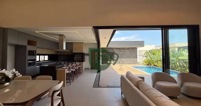 Casa com 3 dormitórios à venda, 300 m² por r$ 2.390.000,00 - fazenda santa lúcia - americana/sp
