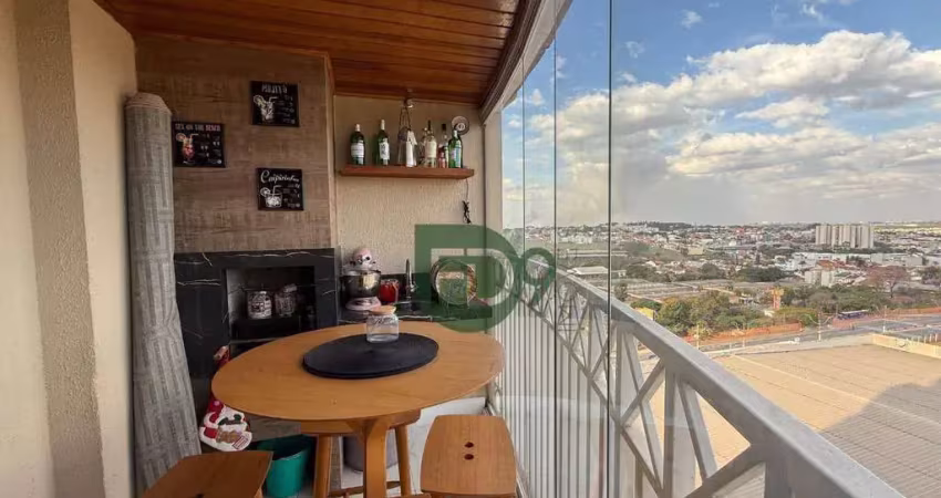 Apartamento com 3 dormitórios à venda, 70 m² por r$ 495.000,00 - jardim santana - americana/sp