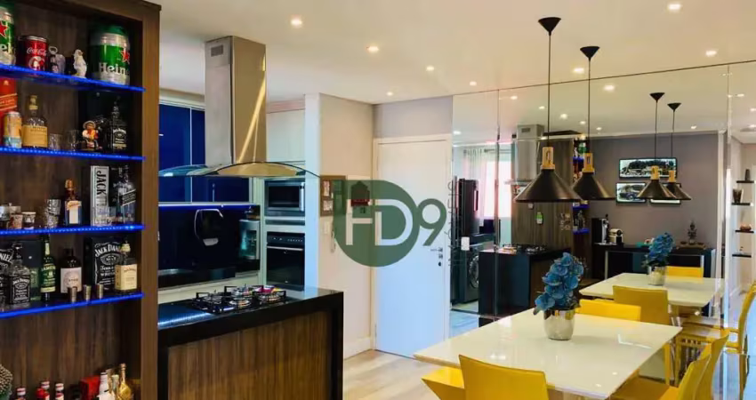 Apartamento com 2 dormitórios à venda, 67 m² por r$ 445.000,00 - jardim dona judith - americana/sp