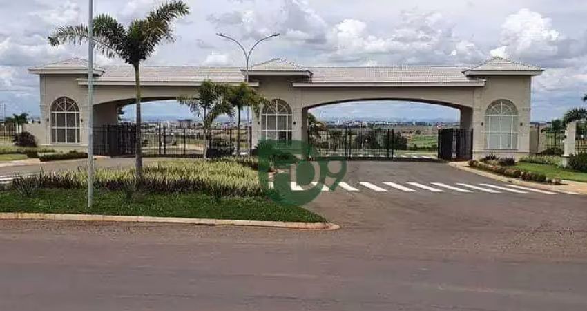 Terreno à venda, 306 m² por r$ 310.000,00 - condomínio residencial jardim recanto das águas - nova odessa/sp
