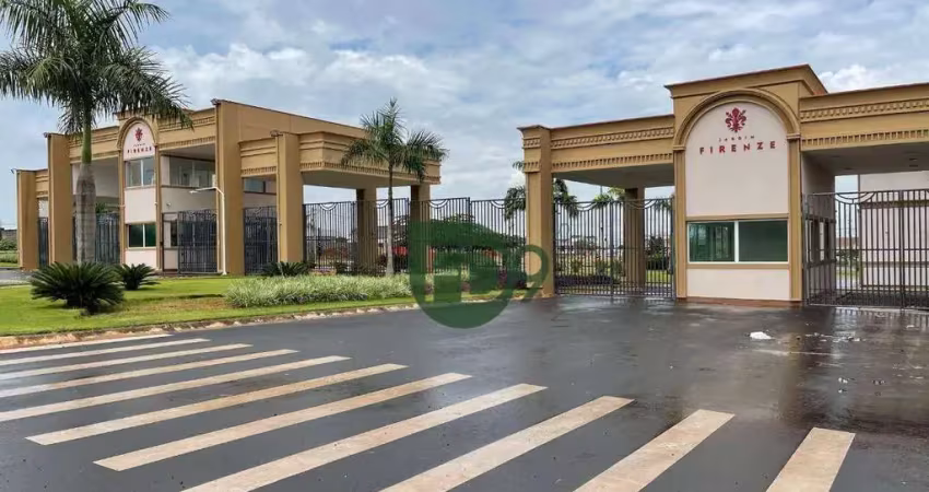 Terreno à venda, 360 m² por r$ 600.000,00 - condomínio residencial jardim firenze - santa bárbara d'oeste/sp