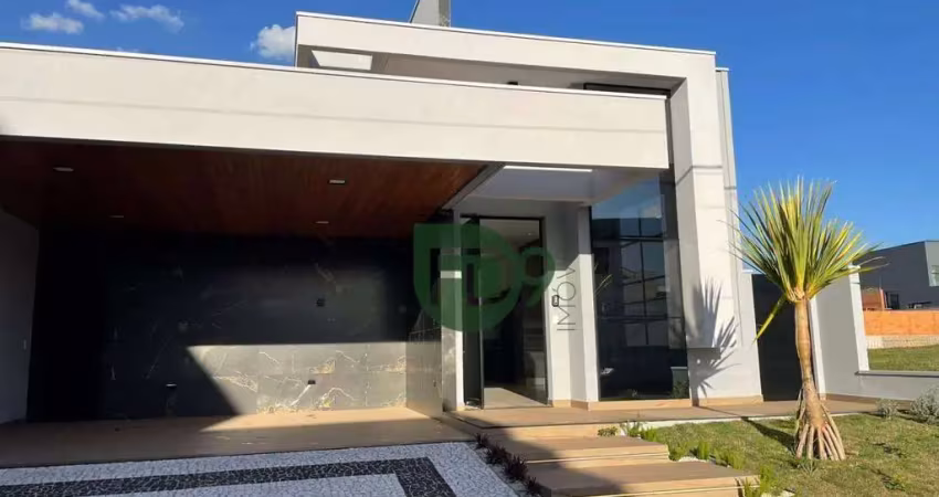 Casa com 3 dormitórios à venda, 190 m² por r$ 2.190.000,00 - condomínio residencial jardim firenze - santa bárbara d'oeste/sp