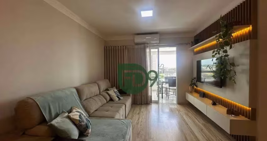 Apartamento com 3 dormitórios à venda, 154 m² por r$ 999.000,00 - jardim bela vista - nova odessa/sp