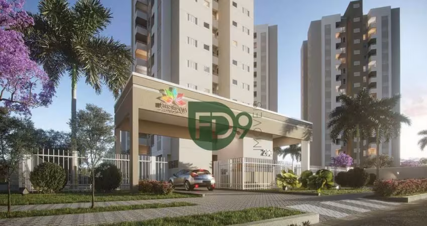 Apartamento com 2 dormitórios à venda, 54 m² por r$ 349.900,00 - reserva centenária - santa bárbara d'oeste/sp