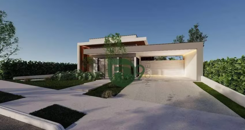 Casa com 3 dormitórios à venda, 232 m² por r$ 2.300.000,00 - parque fortaleza - nova odessa/sp