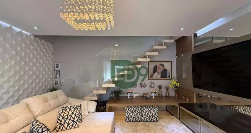 Casa com 3 dormitórios à venda, 110 m² por r$ 860.000,00 - jardim terramérica i - americana/sp