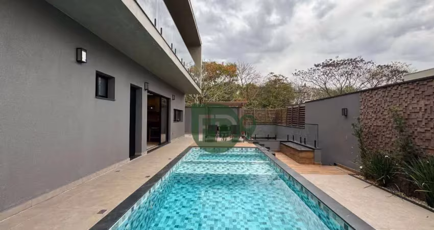 Casa com 3 dormitórios à venda, 283 m² por r$ 2.790.000,00 - condomínio residencial jardim primavera - nova odessa/sp