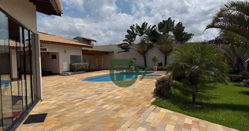 Chácara com 2 dormitórios à venda, 1300 m² por r$ 1.900.000,00 - praia dos namorados - americana/sp