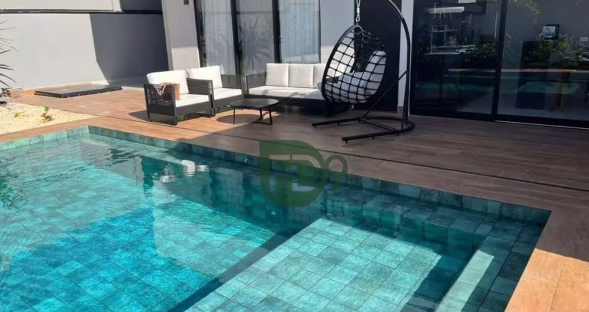 Casa com 3 dormitórios à venda, 240 m² por r$ 2.600.000,00 - loteamento residencial jardim villagio - americana/sp