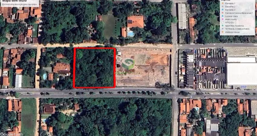 Terreno com aprox. 4.556m² à venda na melhor localização do luzardo viana.